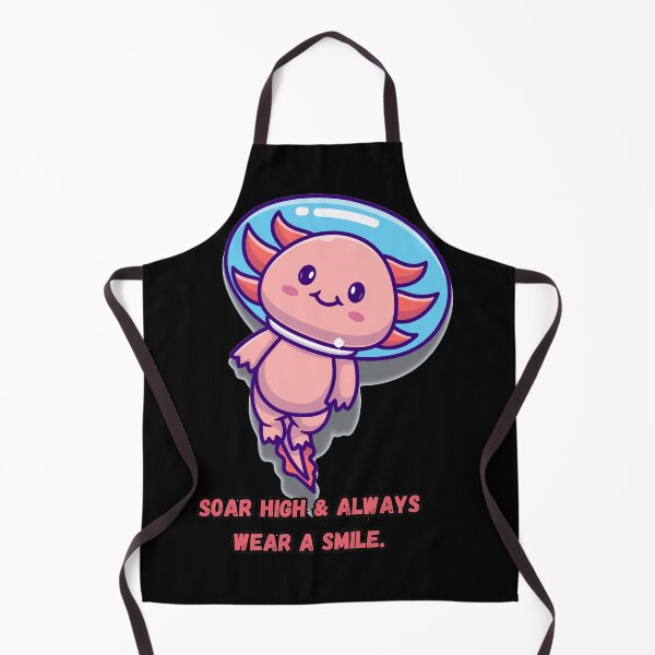 Item preview, Cute Axolotl Astronaut – “Soar High & Always Wear a Smile” Positive Space Axolotl designed and sold by ConfuseLab Alt.