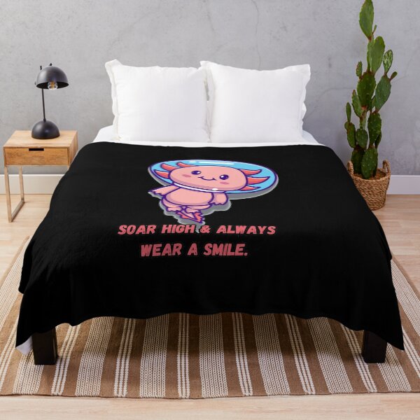 Item preview, Cute Axolotl Astronaut – “Soar High & Always Wear a Smile” Positive Space Axolotl designed and sold by ConfuseLab Alt.