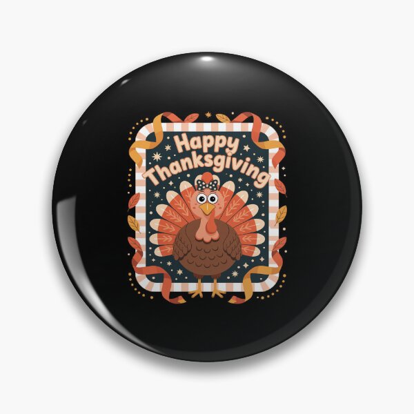 Item preview, Turkey Thankful Coquette Bow Thanksgiving Autumn Fall Y'all  designed and sold by AquaKiev.