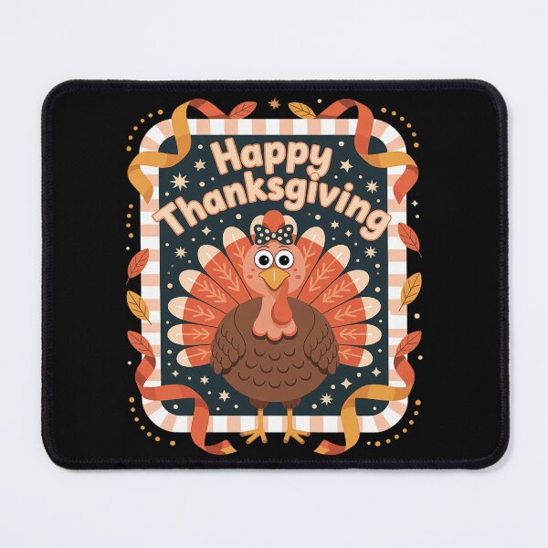 Item preview, Turkey Thankful Coquette Bow Thanksgiving Autumn Fall Y'all designed and sold by AquaKiev.