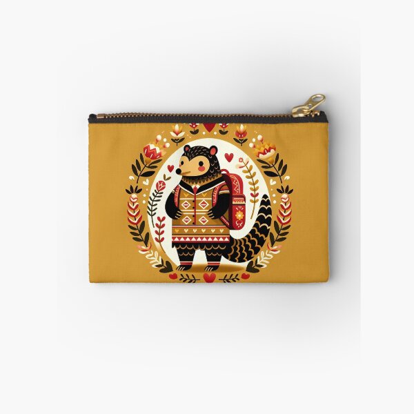 Item preview, Backpack Pangolin – Scandinavian Folk Art Back to School Design © heidiannemorris designed and sold by FOLK ART FUSION by heidiannemorris.