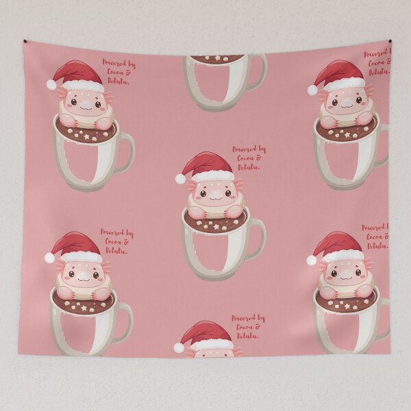 Item preview, Powered by Cocoa and Delulu – Santa Axolotl Funny Christmas Meme Design designed and sold by zoocore.