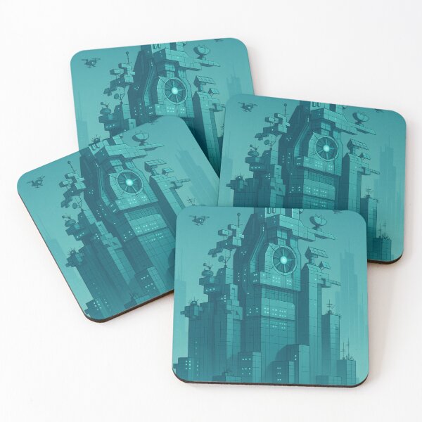 Item preview, Aerial Tech Citadel · Futuristic Concept Edition designed and sold by InNyutLab.