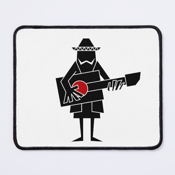 Item preview, Fiery Guitar Sound — Latin Music Silhouette Art(Only pictures) designed and sold by R-T-Gracie.
