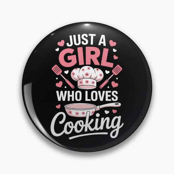 Item preview, Just a girl who loves cooking designed and sold by jkrphoto.