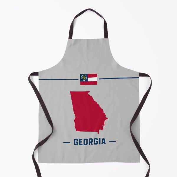 Item preview, Georgia Pride, Minimalist State Map & Flag Design designed and sold by mashmosh.