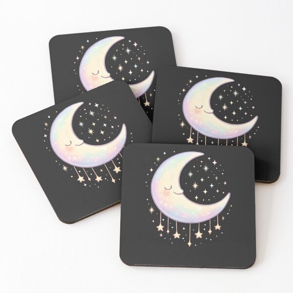 Item preview, Kawaii Crescent Moon Aesthetic designed and sold by Blaple.