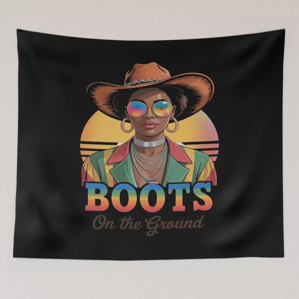 Item preview, Boots On Ground Juneteenth Cowgirl Linedance designed and sold by Elenasriveras.