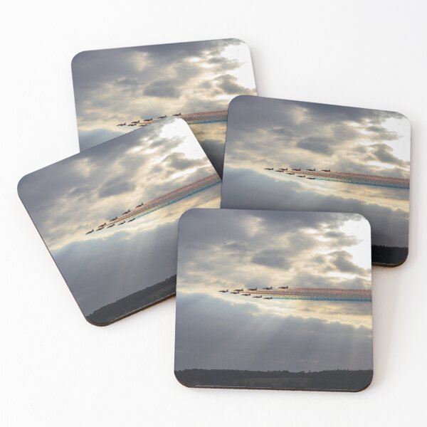 Item preview, The Red Arrows flying through the suns rays designed and sold by Aham Photos.