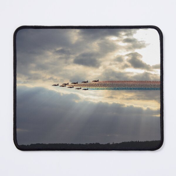 Item preview, The Red Arrows flying through the suns rays designed and sold by Aham Photos.