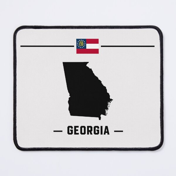 Item preview, Classic Georgia State Outline & Flag - Modern US Souvenir Gift designed and sold by mashmosh.