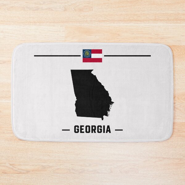 Item preview, Classic Georgia State Outline & Flag - Modern US Souvenir Gift designed and sold by mashmosh.