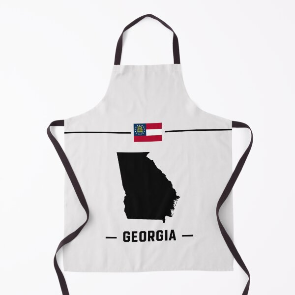 Item preview, Classic Georgia State Outline & Flag - Modern US Souvenir Gift designed and sold by mashmosh.