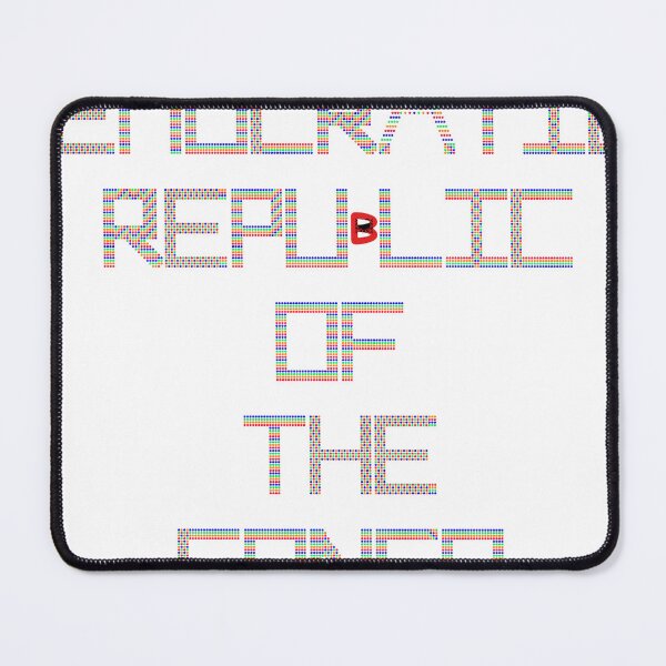 Item preview, Multicolor Rhinestone Democratic Republic Of The Congo designed and sold by TheIconSmith.