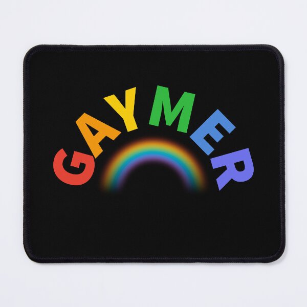 Item preview, Gaymer rainbow print (gamer, LGBT+) designed and sold by Printed4all.
