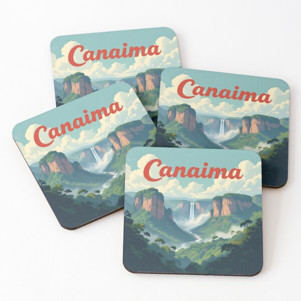 Item preview, Canaima National Park, Venezuela: Vintage-Style Painterly Travel Poster designed and sold by LSVart.
