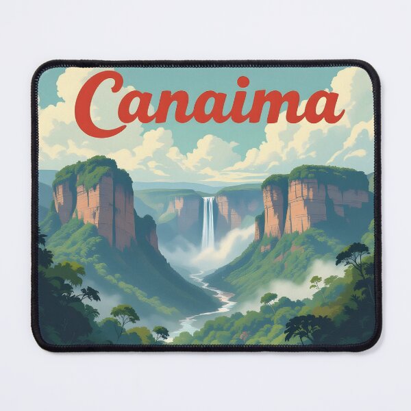 Item preview, Canaima National Park, Venezuela: Vintage-Style Painterly Travel Poster designed and sold by LSVart.
