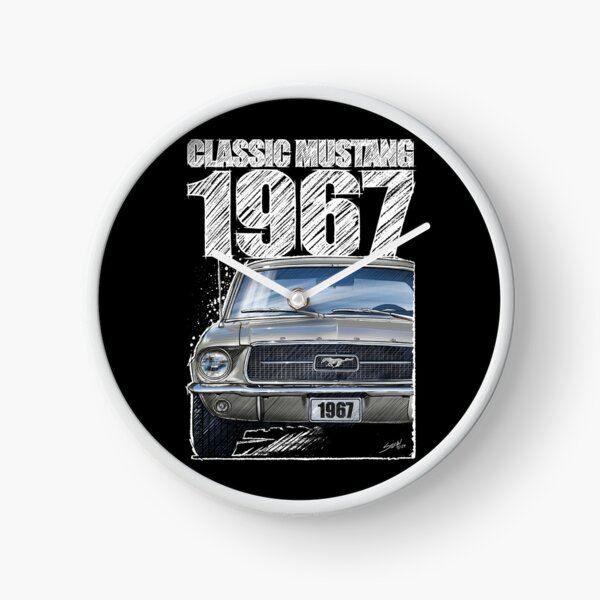 Item preview, 1967 Ford Mustang - Classic Muscle Car - Sauturn Gold (dark background) designed and sold by Petrolhead T-Shirts and Art.