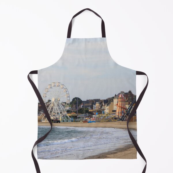 Item preview, Weymouth Beach with the Ferris Wheel and Helter Skelter designed and sold by Aham Photos.