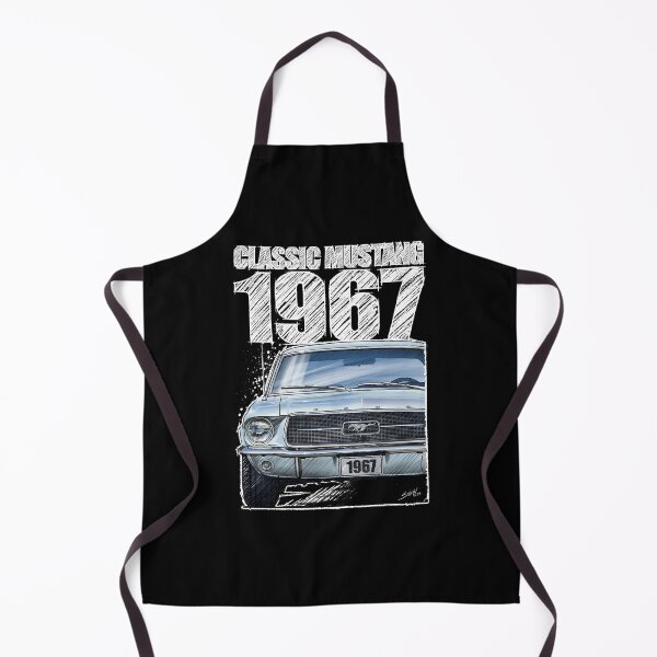 Item preview, 1967 Ford Mustang - Classic Muscle Car - Arcadian Blue (dark background) designed and sold by Petrolhead T-Shirts and Art.