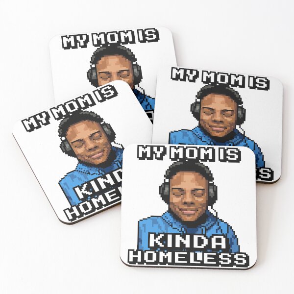 Item preview, Pixel Reaction Meme Art – “My Mom Is Kinda Homeless” Funny Expression Design designed and sold by Melivo-Pixel.
