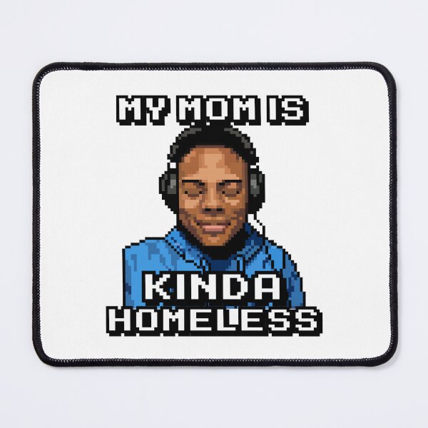 Item preview, Pixel Reaction Meme Art – “My Mom Is Kinda Homeless” Funny Expression Design designed and sold by Melivo-Pixel.