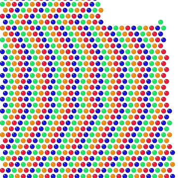 Artwork thumbnail, Multicolored Rhinestone Utah by TheIconSmith