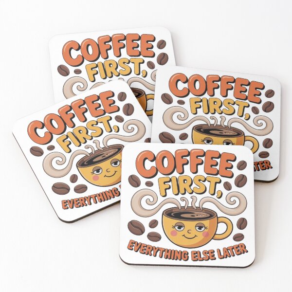 Item preview, Coffee First designed and sold by SztylishDesigns.