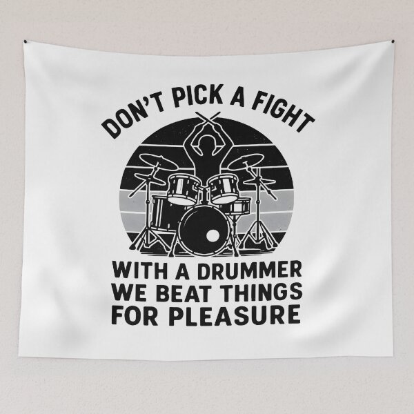 Item preview, Funny Drummer Drumming Drums Percussionist I Beating Things designed and sold by hemagamo.