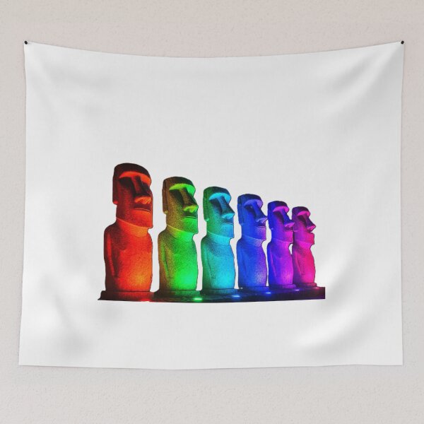 Item preview, Moai statues Easter Island designed and sold by sightsmodern.