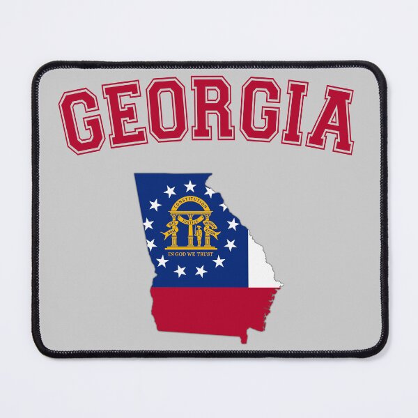 Item preview, Georgia State Flag Outline – Vintage College Style Pride Tee designed and sold by mashmosh.