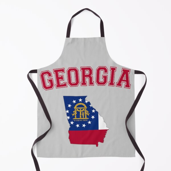 Item preview, Georgia State Flag Outline – Vintage College Style Pride Tee designed and sold by mashmosh.