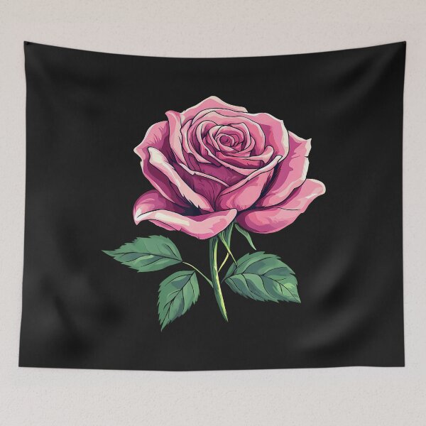 Item preview, Pink Rose Flower Botanist Garden Flower Pink Rose designed and sold by ArleneJene.