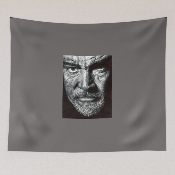 Item preview, SEAN-CONNERY-IN-BLACK-AND-WHITE-DONE-WITH-A-BIC-PEN designed and sold by JeanJete.
