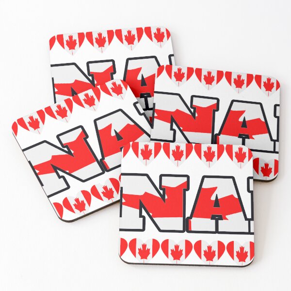 Item preview, Canada Flag Letters And Hearts designed and sold by TheIconSmith.