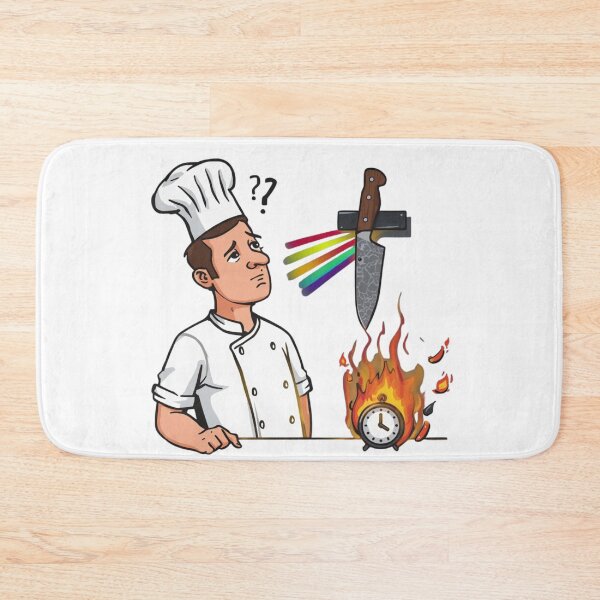 Item preview, Funny Chef Design – Distracted by Knives designed and sold by w66aboo.