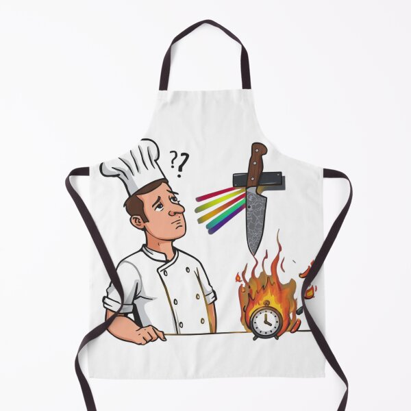 Item preview, Funny Chef Design – Distracted by Knives designed and sold by w66aboo.
