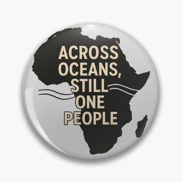 Item preview, Across Oceans, Still One People – Afro Diaspora Map Design designed and sold by The Melanic.