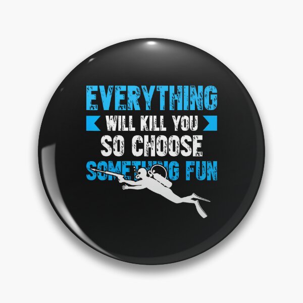 Item preview, Funny Scuba Diving Saying Freediving Deep Sea designed and sold by ArleneJene.