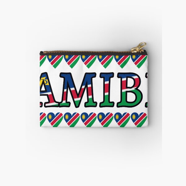 Item preview, Namibia Flag Letters And Hearts designed and sold by TheIconSmith.