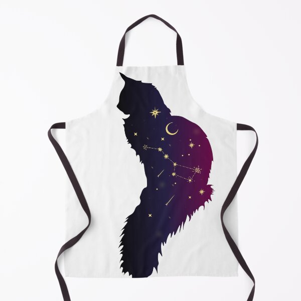 Item preview, Galaxy Cat Silhouette – Starry Night Constellation Aesthetic designed and sold by Digital Muse Store.