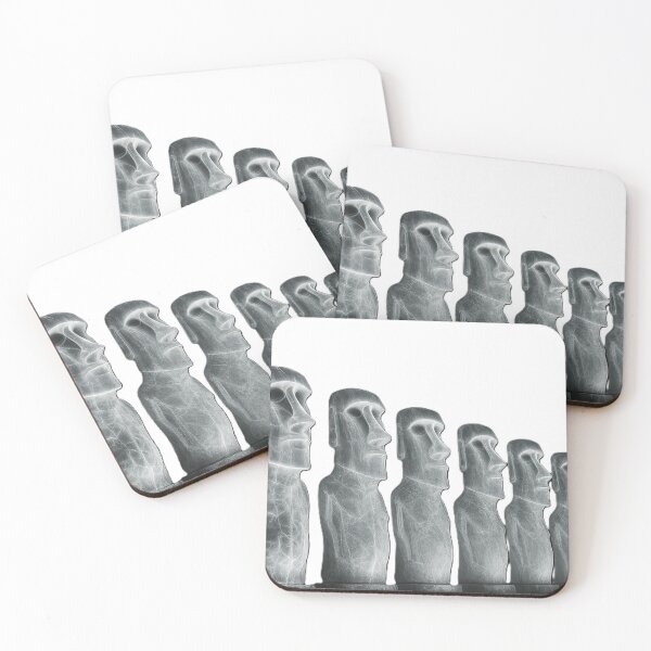 Item preview, Moai statues Easter Island designed and sold by sightsmodern.