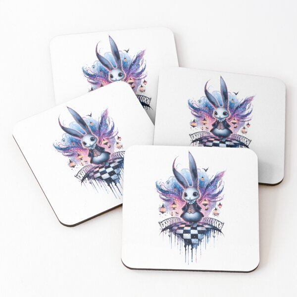 Item preview, Gothic Watercolor Rabbit Fantasy designed and sold by RubisLeaf.