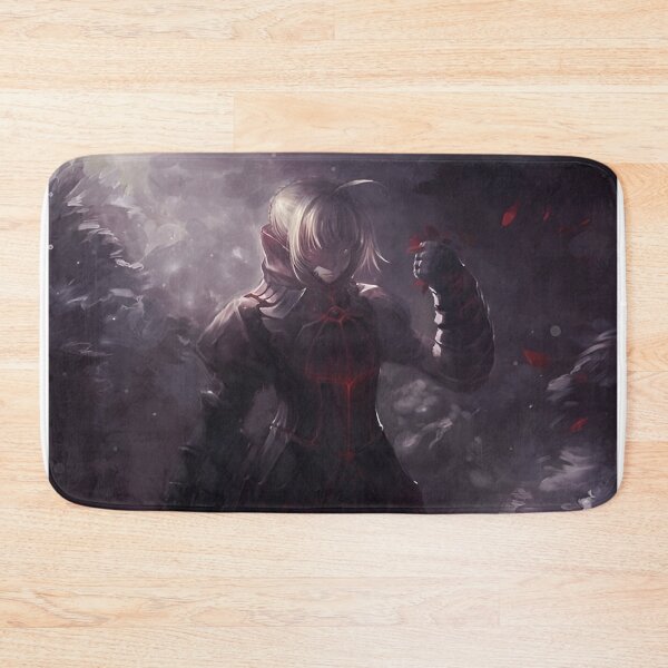 Item preview, Saber Dark Knight in Crimson Shadows – Gothic Anime Warrior Art designed and sold by Dyan4.