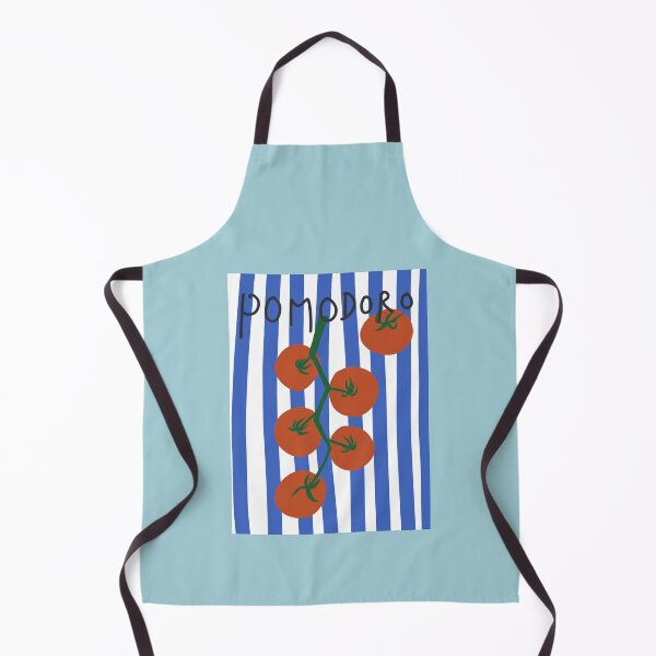 Item preview, `red Tomato Pomodoro, blue stripes designed and sold by ElmLenonn.