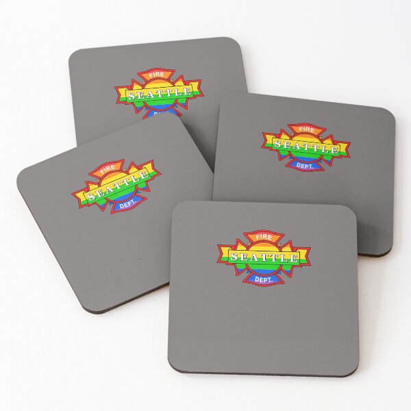 Item preview, SEATTLE-FIRE-RAINBOW-(SMALL LOGO) designed and sold by TriniteeCosta.