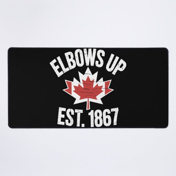 Item preview, Elbows Up Canada Est 1867 Maple Leaf Patriotic Graphic designed and sold by flagylART.