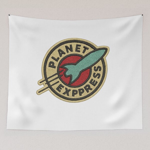 Item preview, Planet express logo embroidery patch sticker designed and sold by mvojnovic1992.