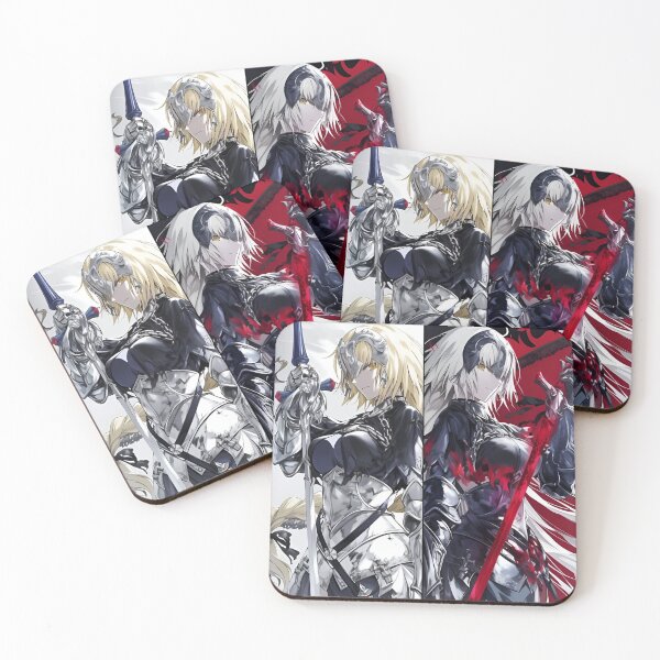 Item preview, Light & Dark Twin Knights – Dual Anime Warrior Contrast Art - Saber designed and sold by Dyan4.