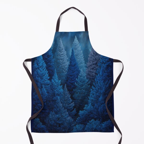 Item preview, Blue Pine Forest at Night designed and sold by PetsArt.